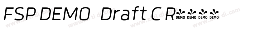 FSP DEMO   Draft C R字体转换